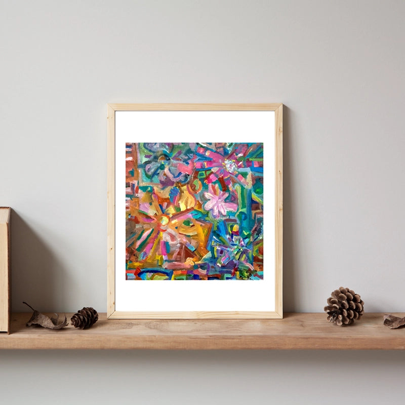 Eon Zaway's Following Pour Flowers Print