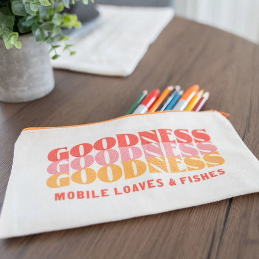 Goodness Canvas Pencil Bag