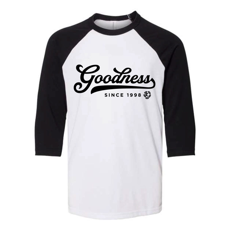 Goodness 3/4 Sleeve Baseball Tee