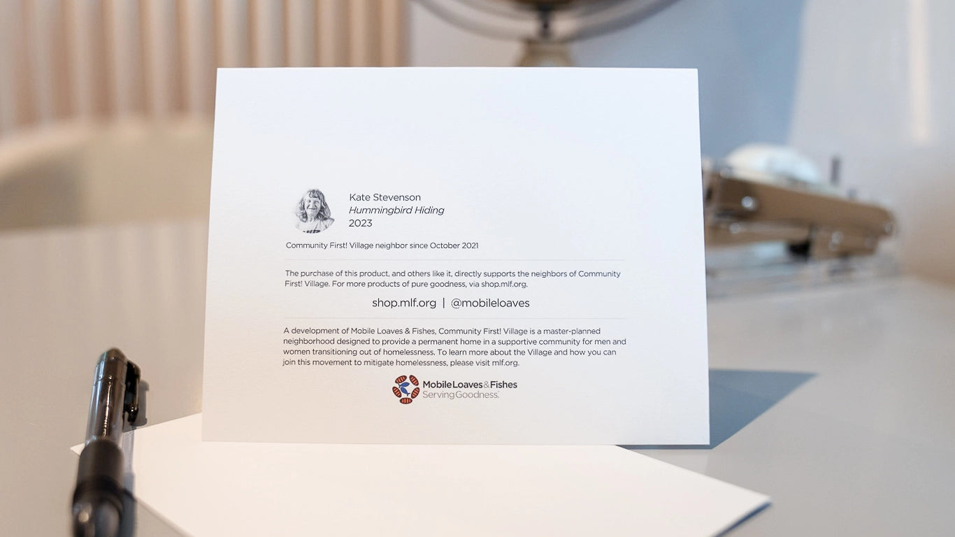 Kate's Hummingbird Hiding Notecards