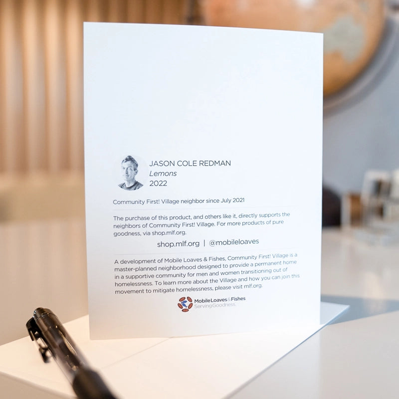 Jason's Lemons Notecards