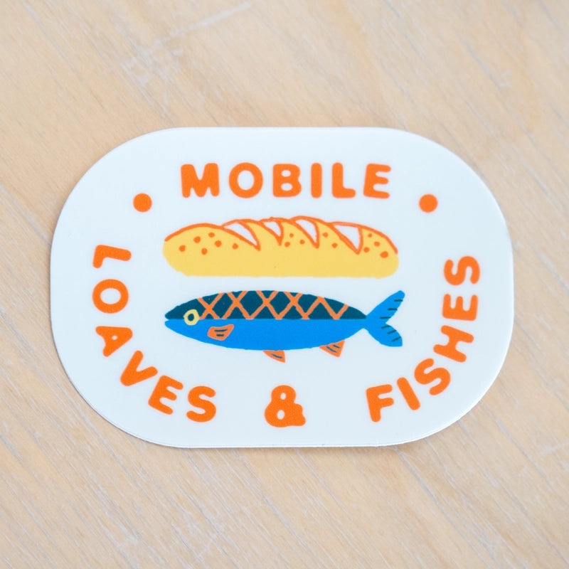 Loaf and Fish Sticker