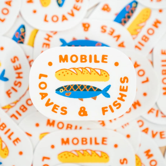 Loaf and Fish Sticker