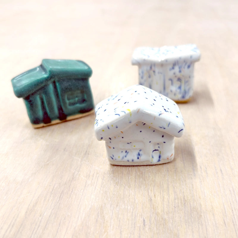 The Classic Ceramic Tiny Home - Speckled Cotton Tail