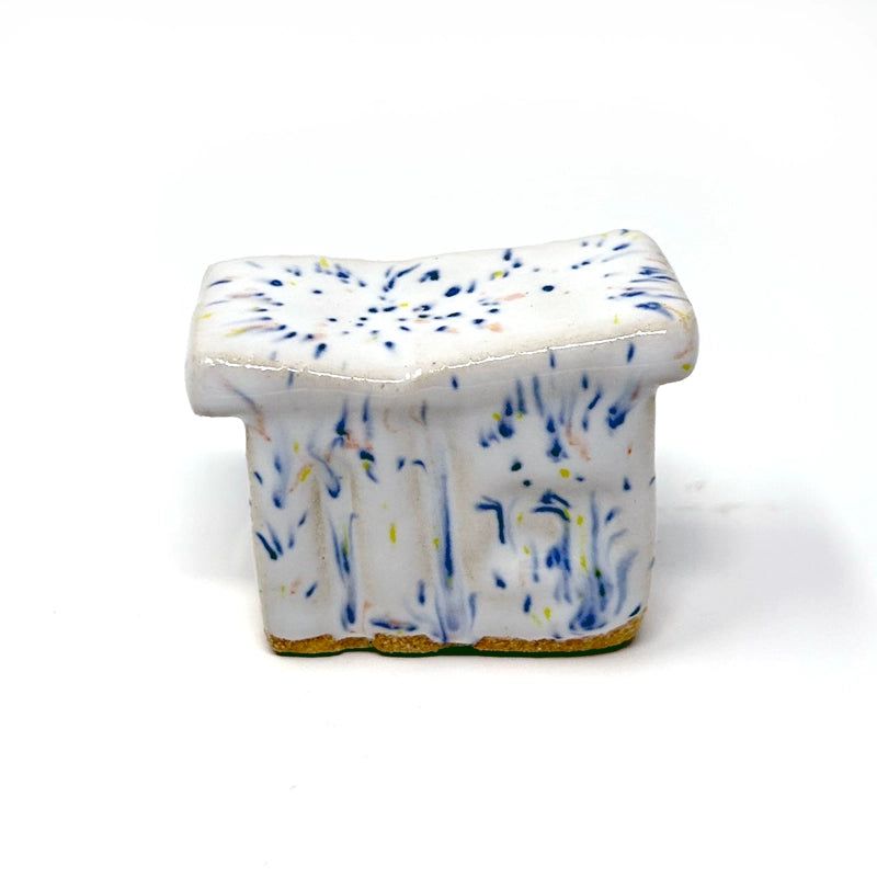The Cheryl Ceramic Tiny Home - Speckled Cotton Tail