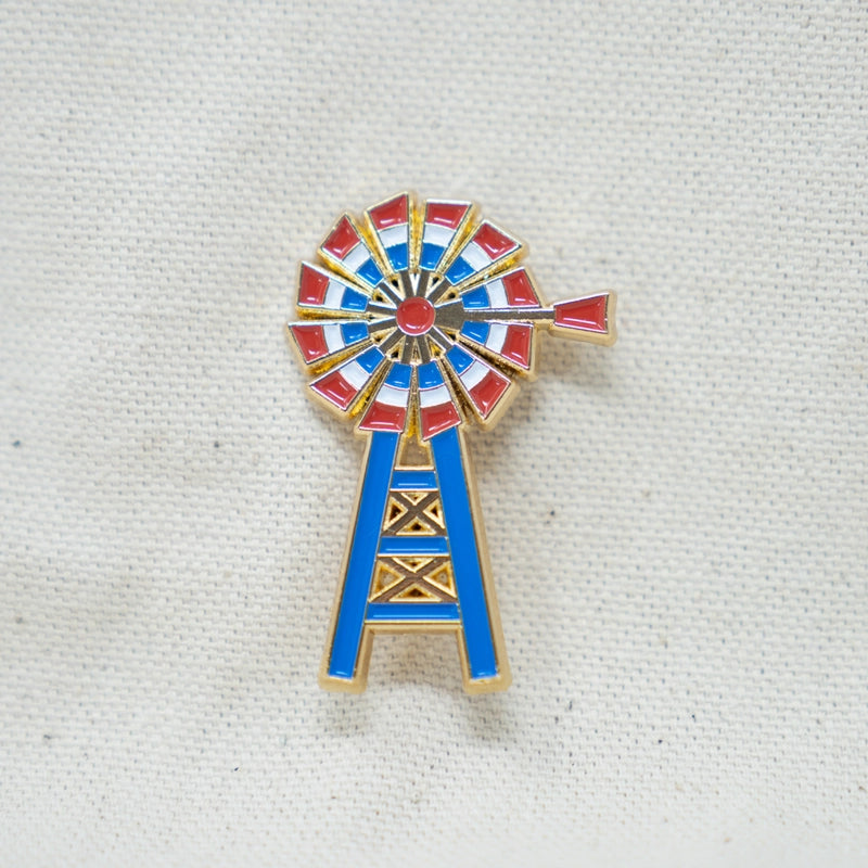 Windmill Enamel Pin