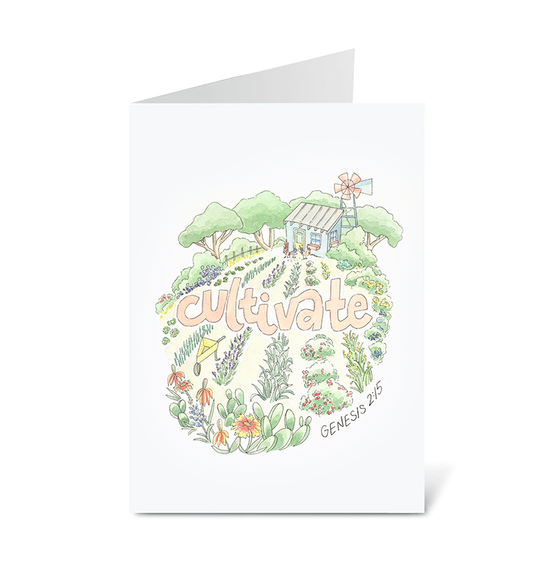 Genesis 2:15 Notecards (Variety Pack of 8)