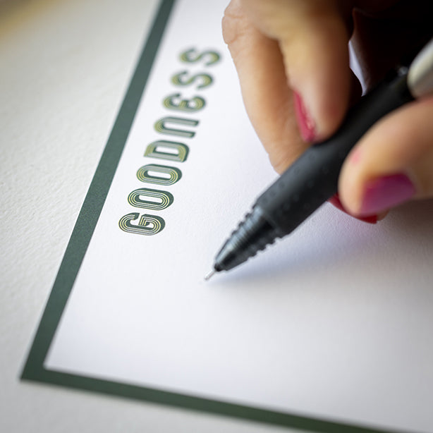The Goodness Flat Card Set - Green Border