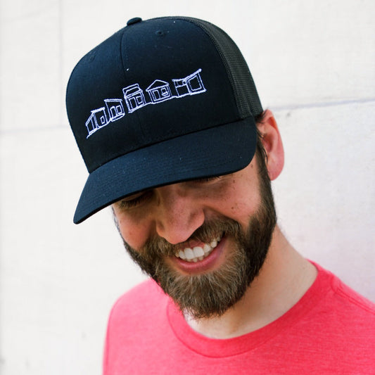 community first village tiny home trucker hat