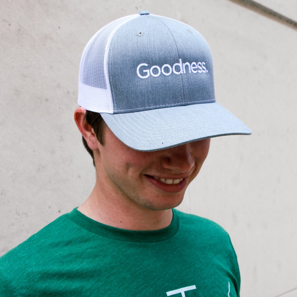 mobile loaves and fishes goodness trucker hat gray