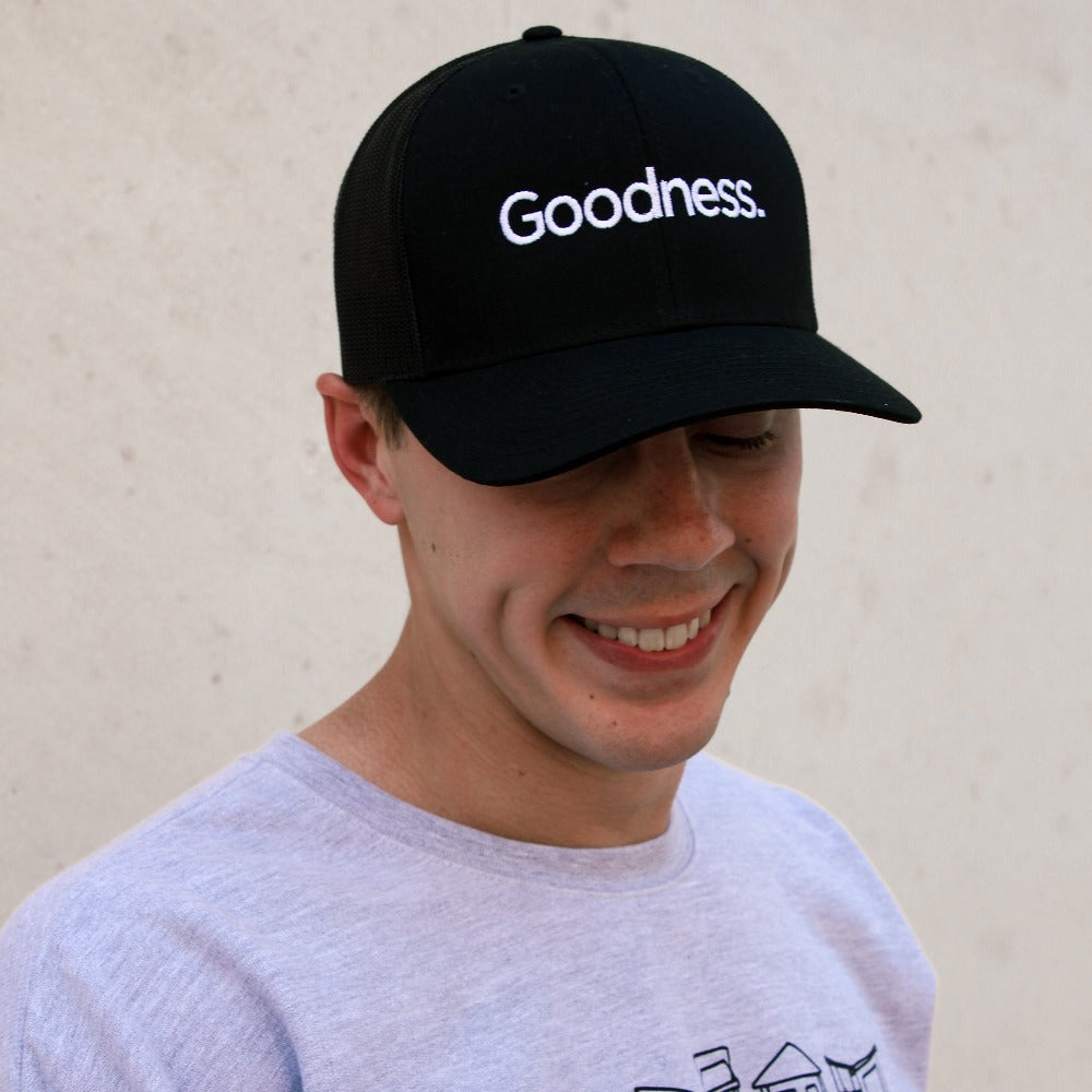mobile loaves and fishes goodness trucker hat black