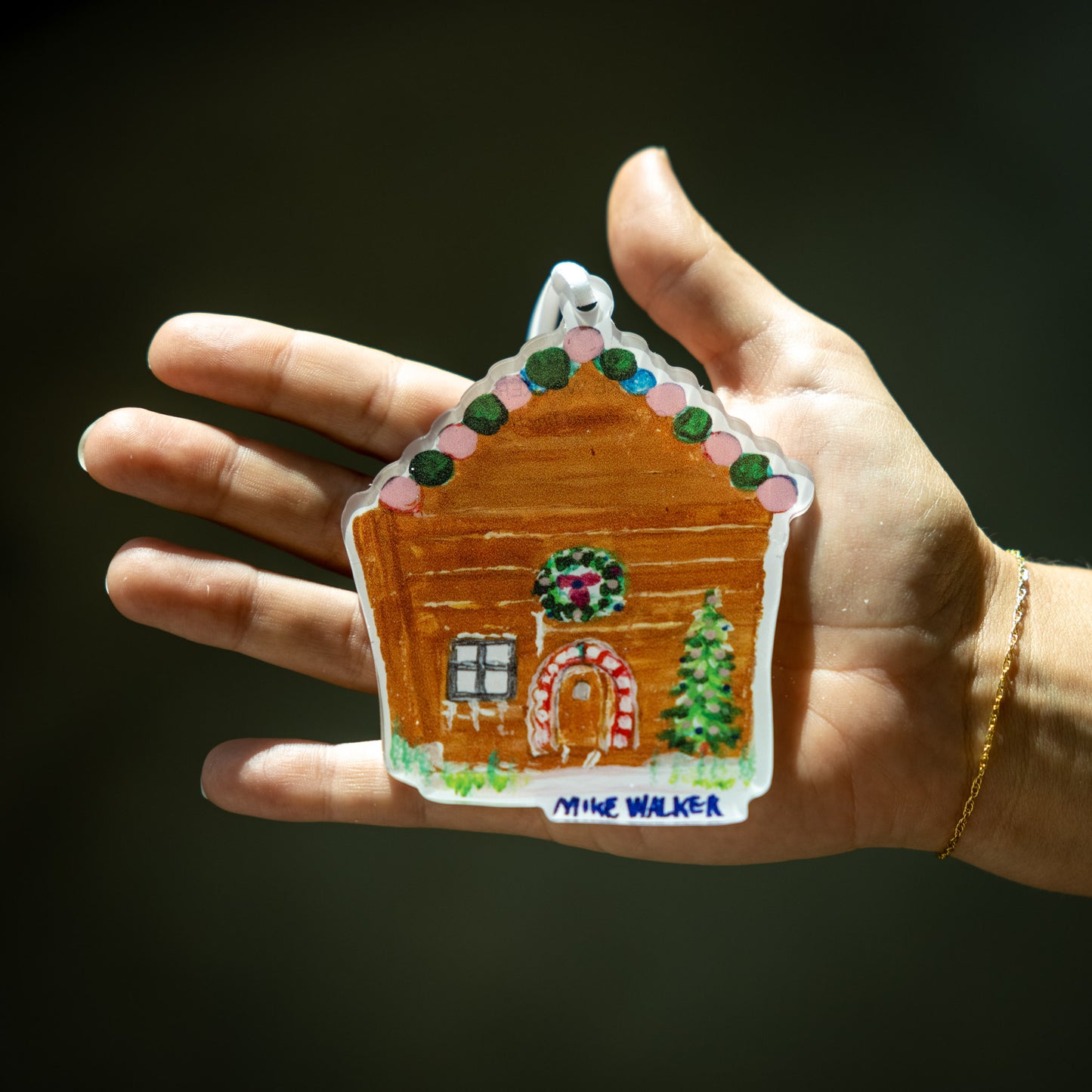 Mike's Gingerbread Tiny House Ornament
