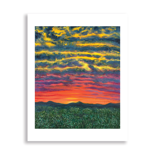 Ute's Desert Sunset Print