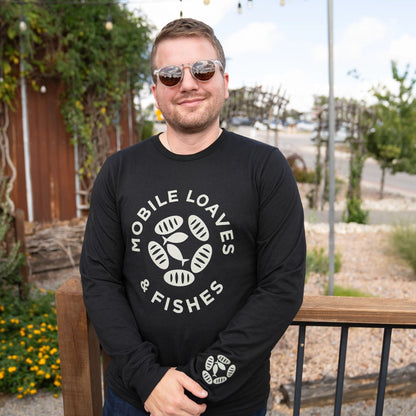 Black MLF Logo Long Sleeve Tee