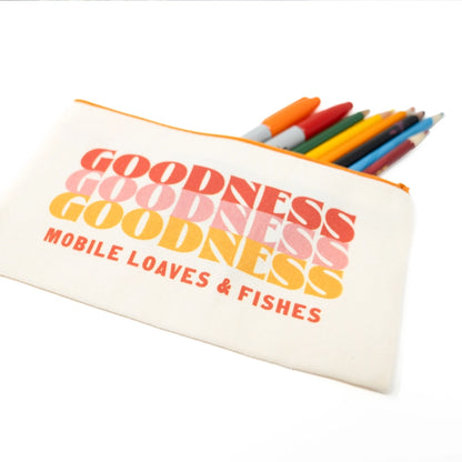 Goodness Canvas Pencil Bag