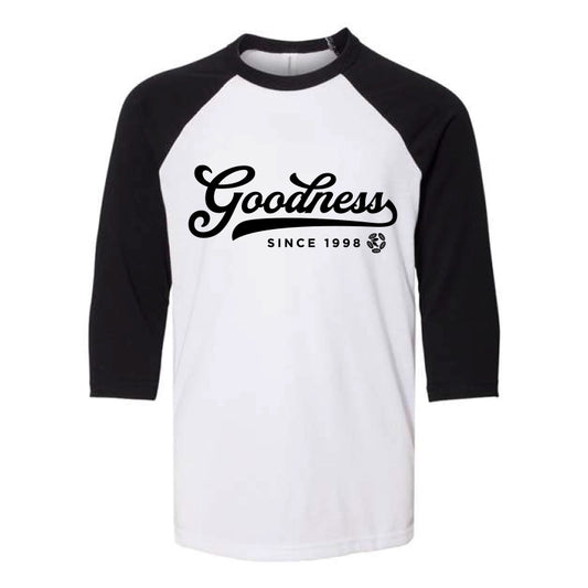 Goodness 3/4 Sleeve Baseball Tee