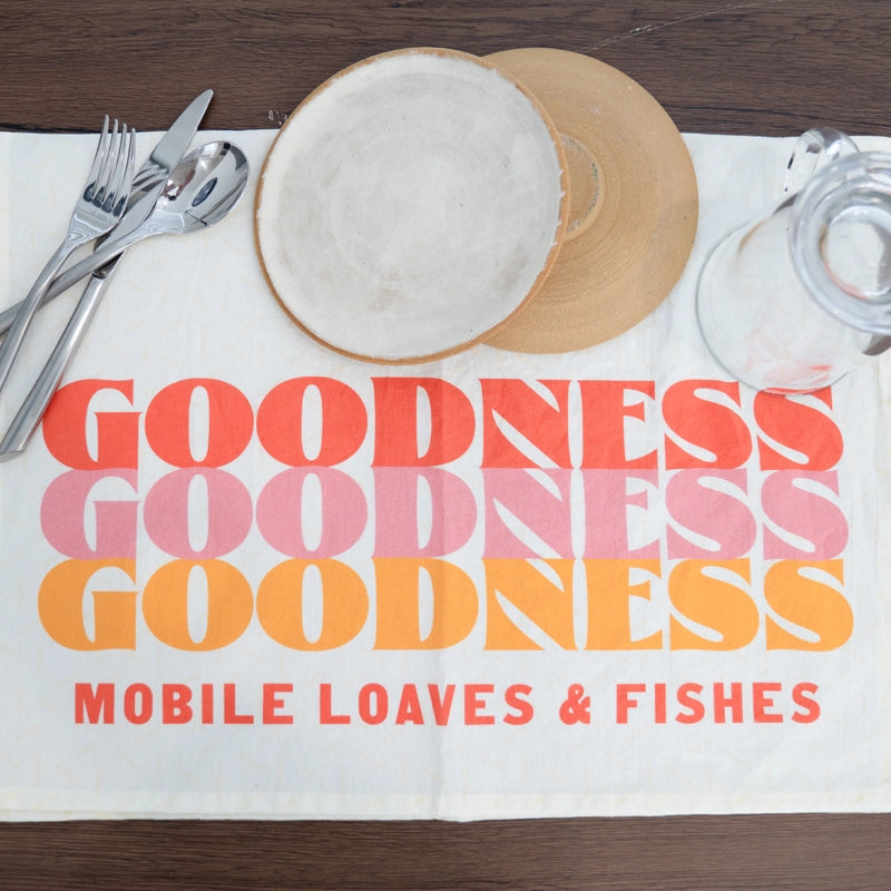 Goodness Goodness Goodness Tea Towel