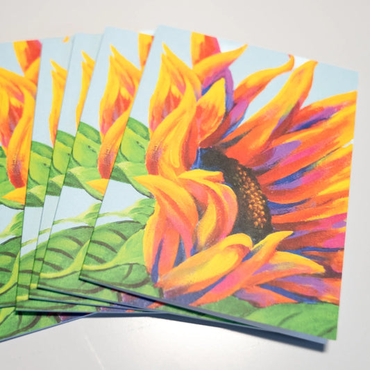Eddie Jean's Red Sunflower Notecards
