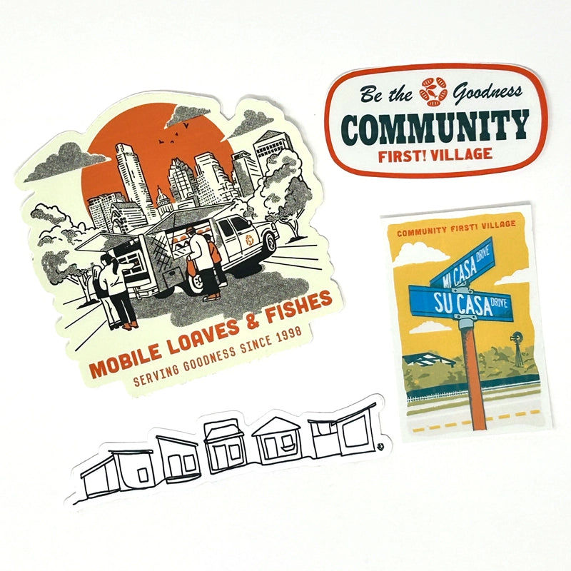 Sticker Pack 4 Sticker Pack #4 – Shop at Mobile Loaves & Fishes