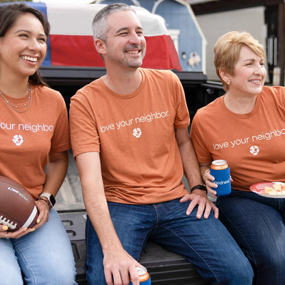 love your neighbor. Tee - Burnt Orange