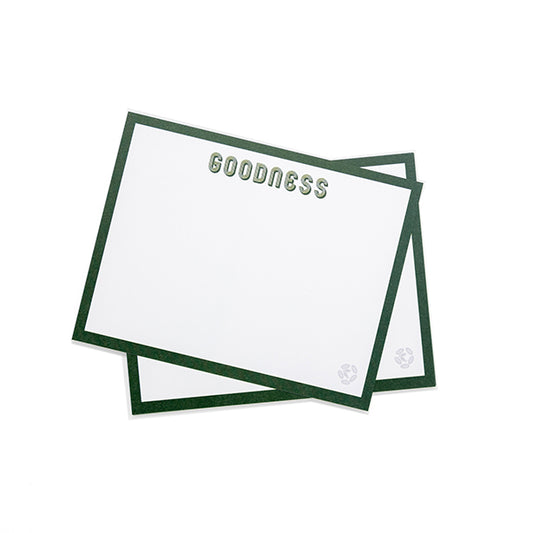 The Goodness Flat Card Set - Green Border