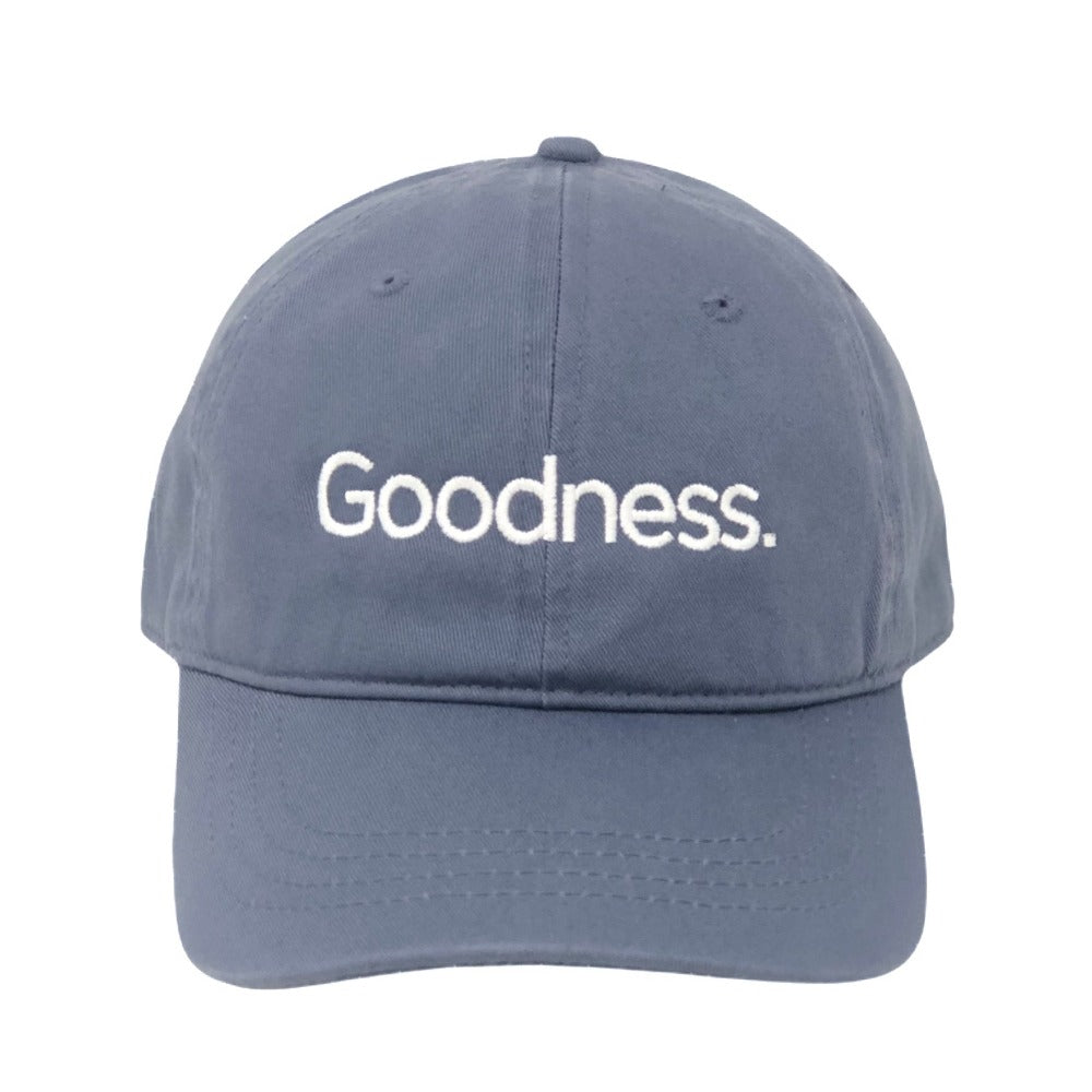 mobile loaves and fishes goodness dad cap blue