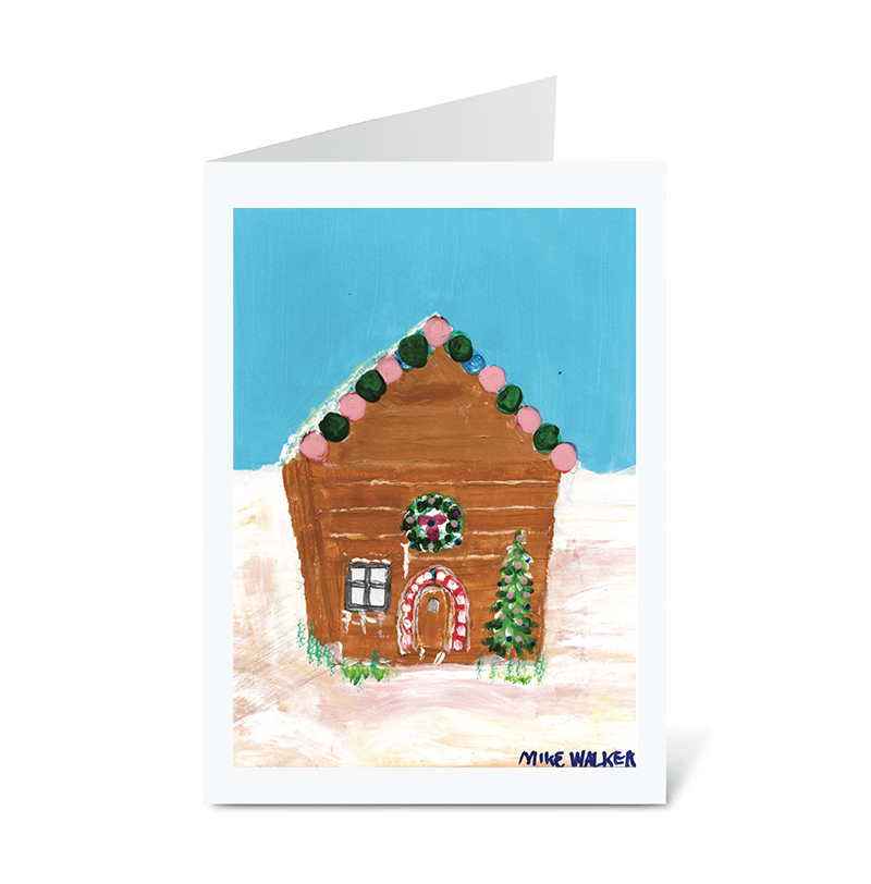 Mike's Gingerbread Tiny House Notecards