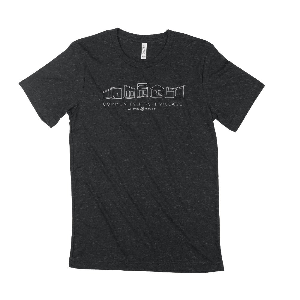 community first village tiny home shirt black