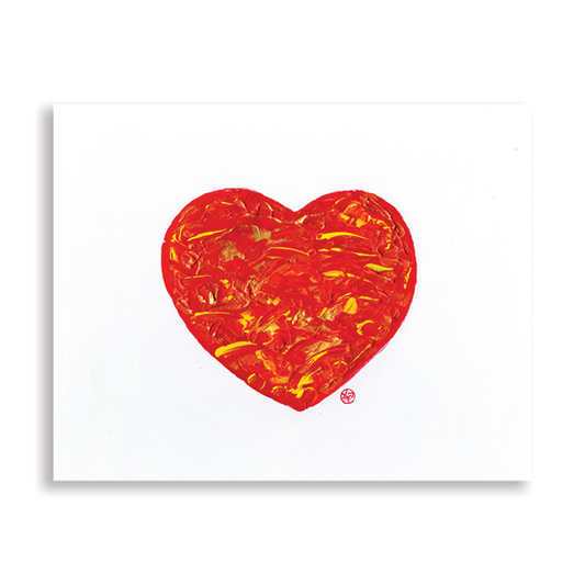 Ute's Red Heart Print