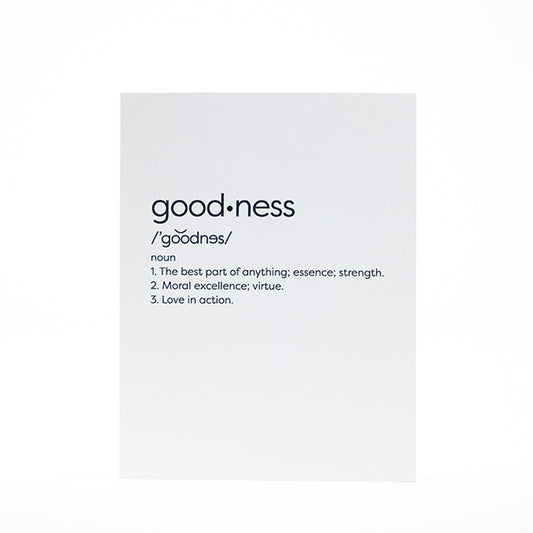 The Goodness Defined Notecard Set