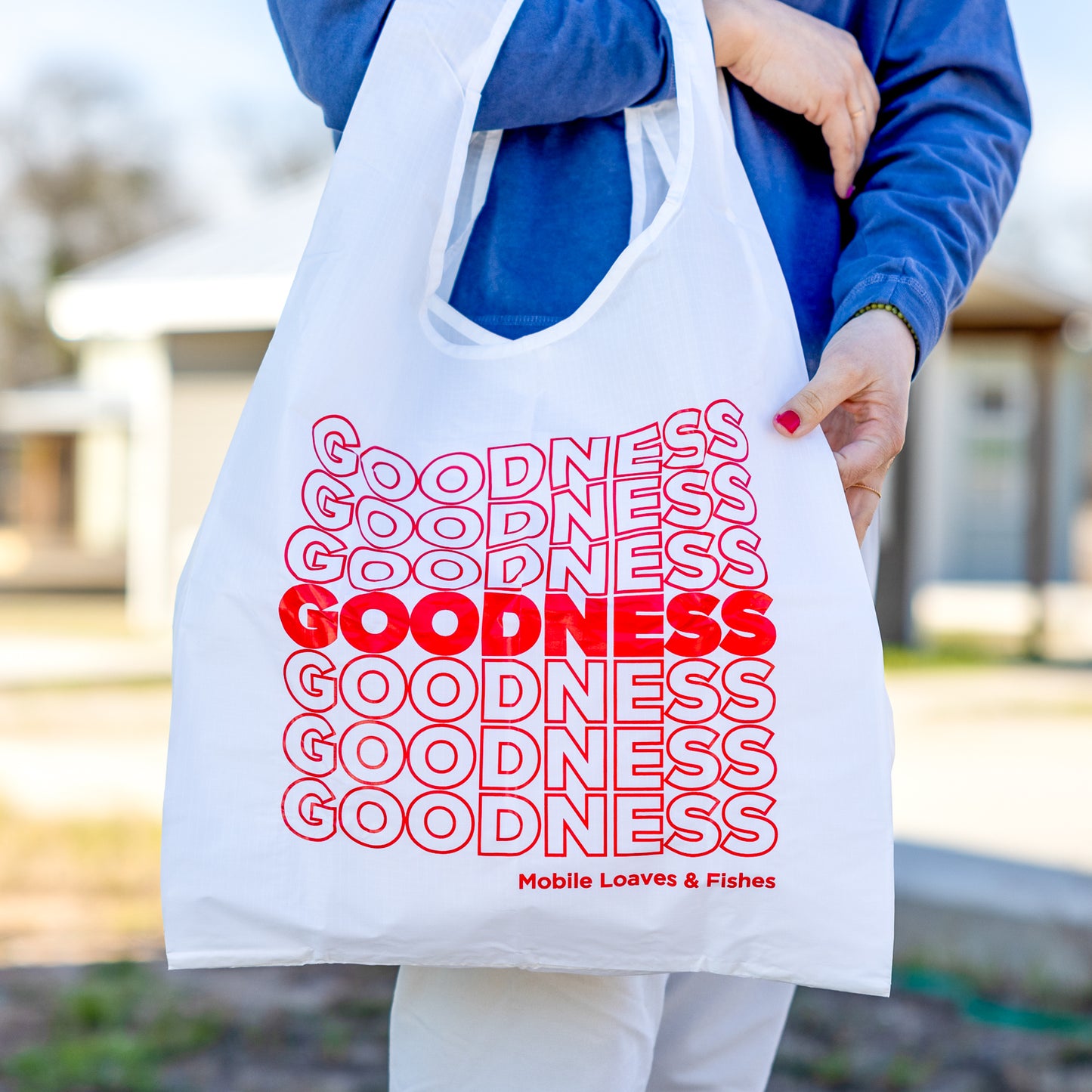 The Thank Goodness Baggu Bag